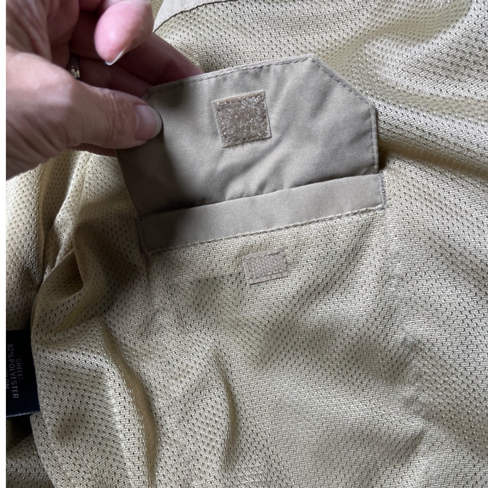 London Fog Men XL‎ Beige Tan Jacket Zip Front Lightweight Harrington Casual Coat - Picture 12 of 14